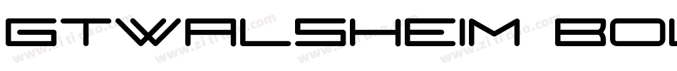gtwalsheim bold字体转换